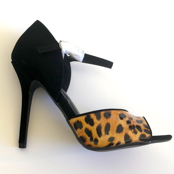 New Glam Leopard Wild Diva Heels - Picture 5 of 5